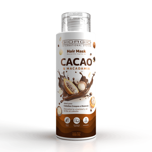 HAIR MASK DE CACAO Y MACADAMIA X 550 mL - Giorgio Cosmetic