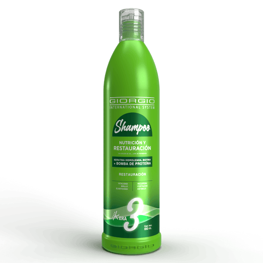 KERA - Shampoo 3 x 650 mL - Giorgio Cosmetic